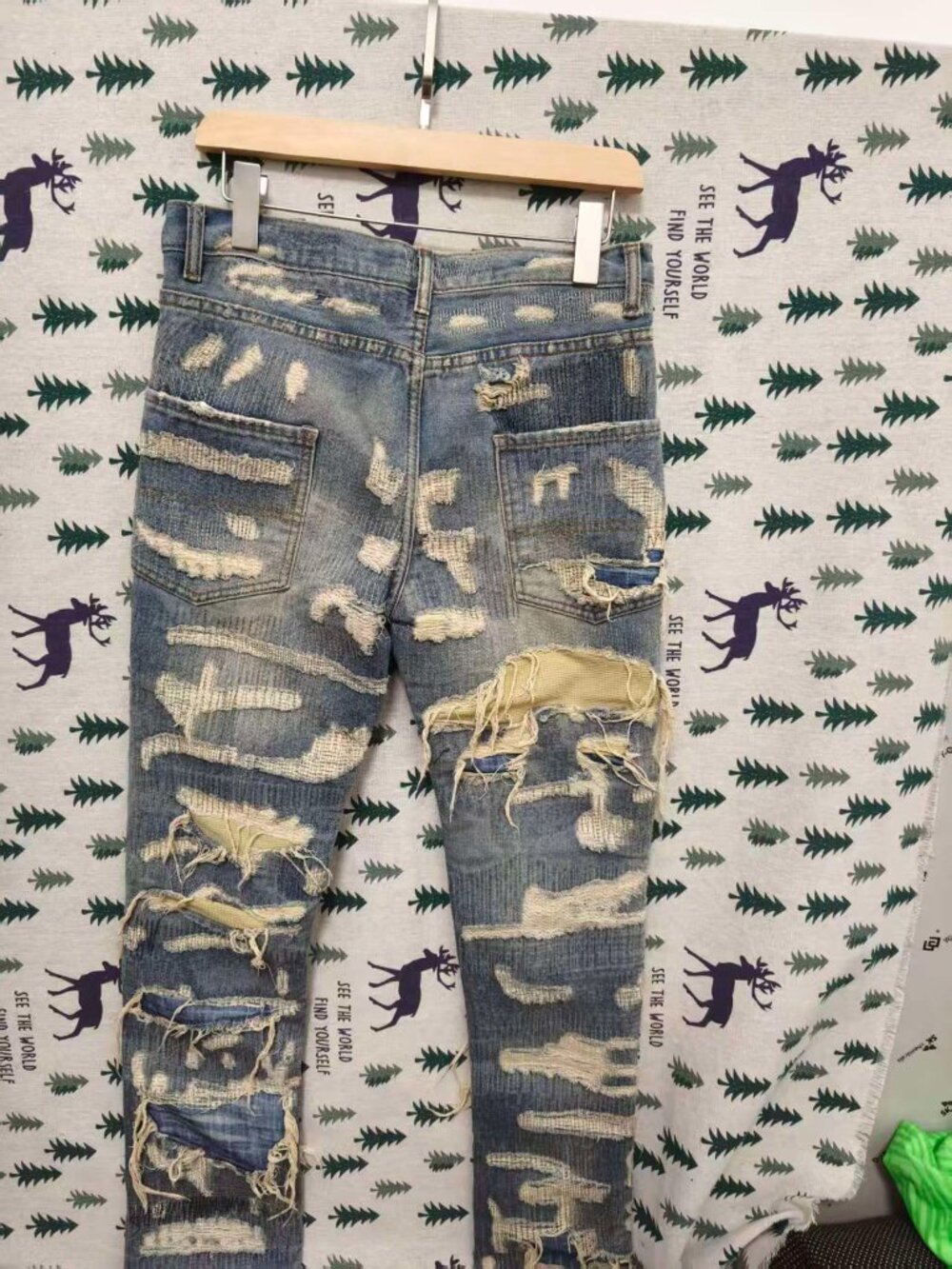 Undercover For Rebels Distressed Jeans, Light Blue - Picture 5 of 8
